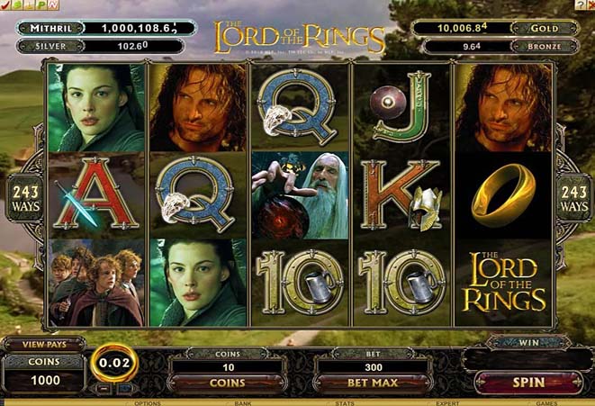Slot Lord of The Rings Gratis