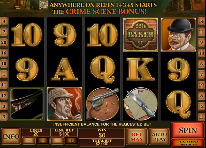 Slot Online Sherlock Mystery Gratis