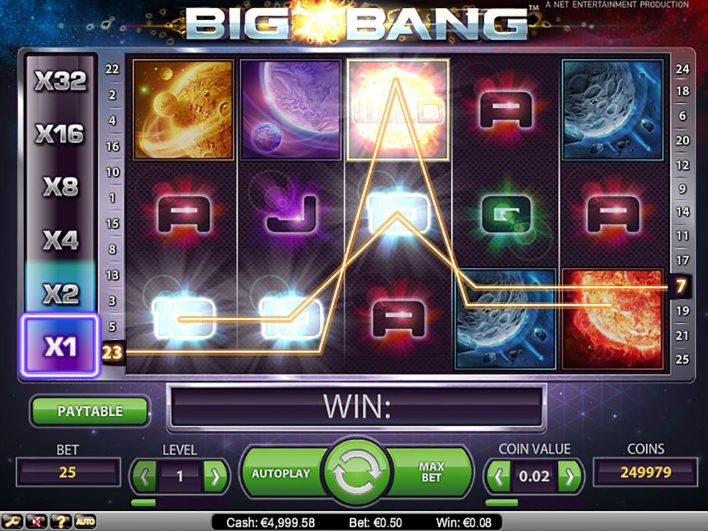 Slot Machine Big Bang