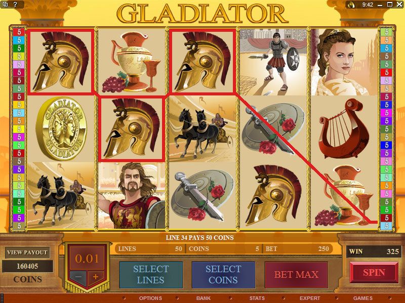 slot machine gladiator