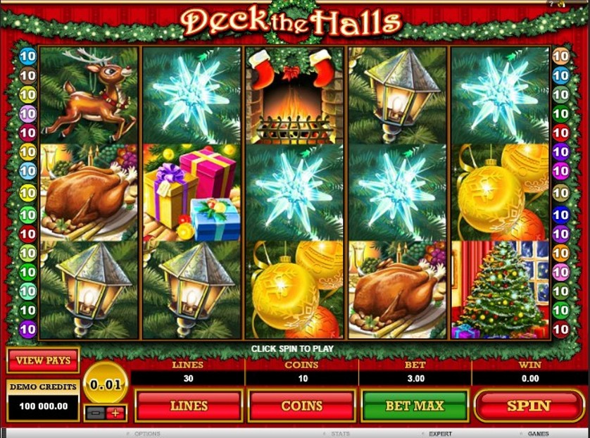 slot gratis deck the halls