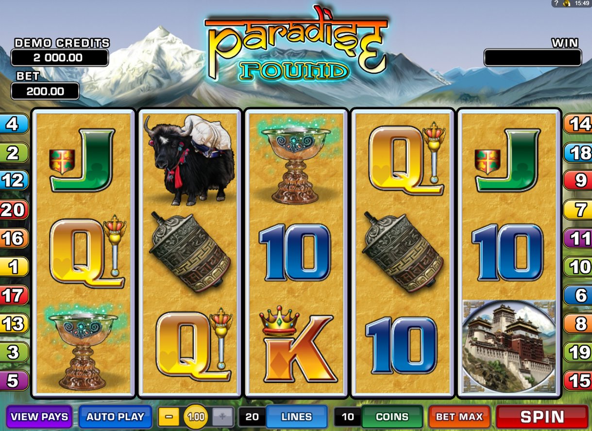 slot paradise found gratis