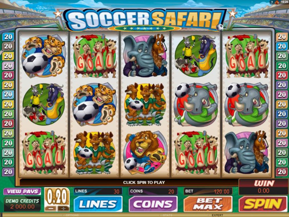 slot machine soccer safari